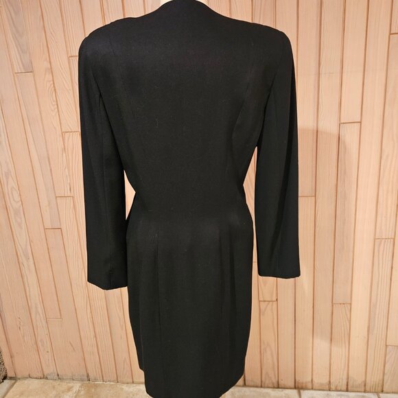 TAHARI DOUBLE BREASTED COAT DRESS - Picture 7 of 8